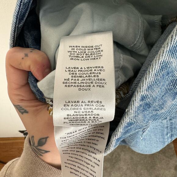 Good American Good 90s Split Back Hem Jeans Size 20 Plus NEW Indigo464 - Picture 13 of 14